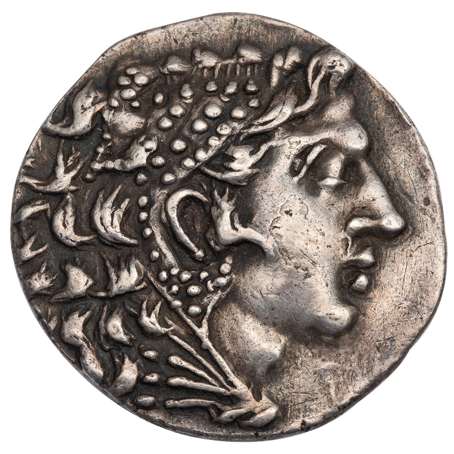 ODESSUS SILVER ALEXANDER TYPE TETRADRACHM - MITHRIDATIC WARS ISSUE EX LANZ COLLECTION AND PUBLISHED IN KOSTIAL - CHOICE XF NGC GRADED GREEK THRACE COIN (Inv. 14793) - Image 2