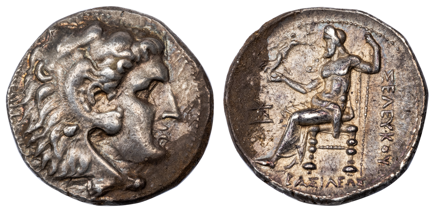 SELEUCUS I SILVER TETRADRACHM - ALEXANDER THE GREAT ISSUE FROM SELEUCIA EX M&M FPL 1998 - XF NGC GRADED GREEK SELEUCID KINGDOM COIN (Inv. 19803)