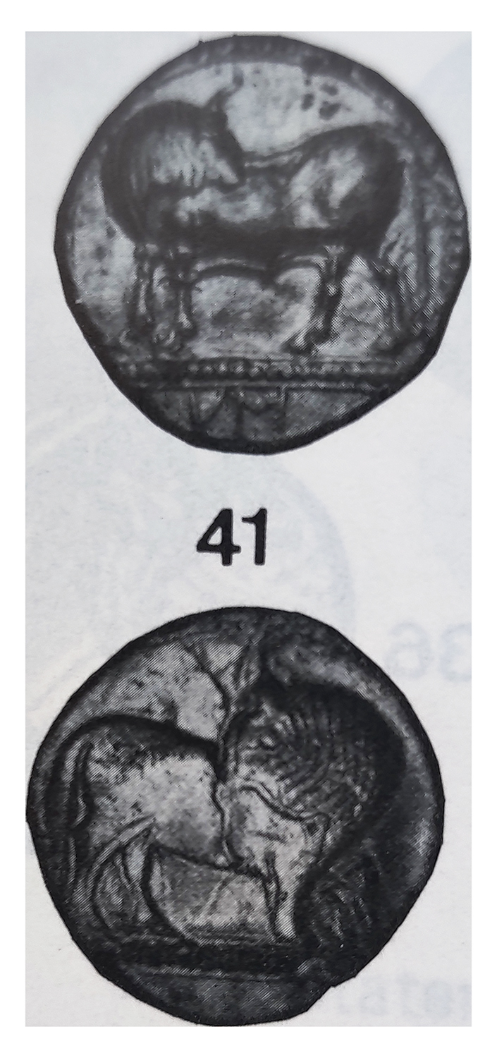 SYBARIS SILVER THIRD NOMOS - EX TKALEC & RAUCH 1986 SALE - XF NGC GRADED GREEK LUCANIA COIN (Inv. 19909) - Image 7