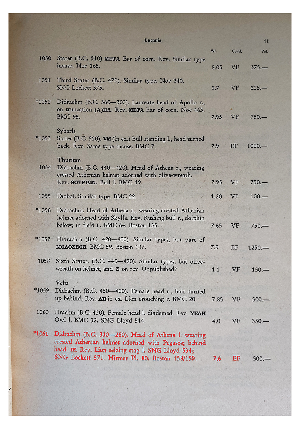 SYBARIS SILVER THIRD NOMOS - EX TKALEC & RAUCH 1986 SALE - XF NGC GRADED GREEK LUCANIA COIN (Inv. 19909) - Image 6